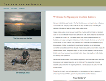 Tablet Screenshot of opasquiacustomknives.com